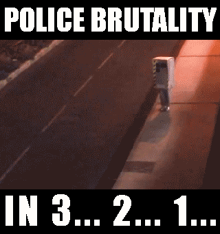 guy dressed as speed camera flashes the cops mobile casino funny gif
